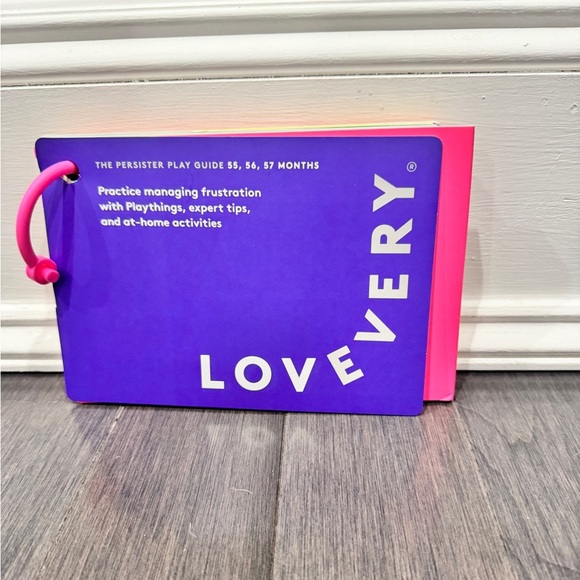 LOVEVERY Other - NWOT Lovevery Purple and Pink The Persister Play Guide for Kids 55-57 months
